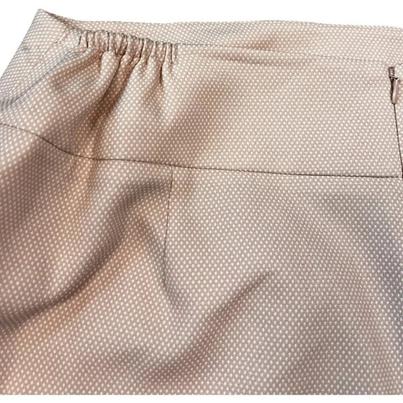 Le Suit Skirt Pink Lt Blossom/white Lined Size 16W Suit Separates Knee Length - Picture 9 of 10